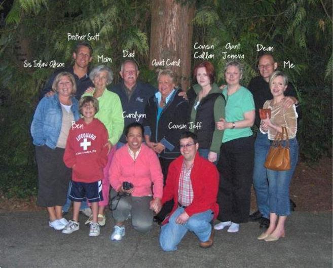 The Cushing Side of Denise Purrington's Family