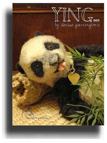 Ying  by Award Winning One Of A Kind Handmade Mohair Teddy Bear Artist Denise Purrington of Out of The Forest Bears