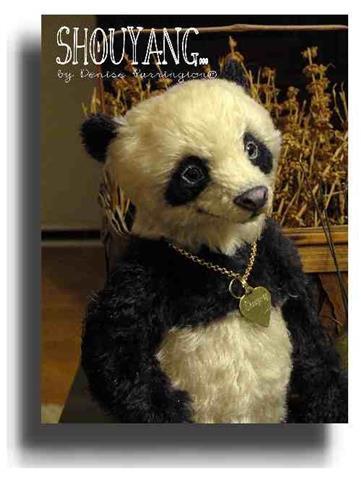Shouyang by Award Winning One Of A Kind Handmade Mohair Teddy Bear Artist Denise Purrington of Out of The Forest Bears